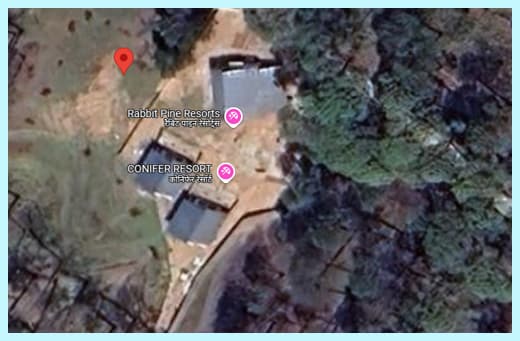 Satellite view of Conifer Resort location